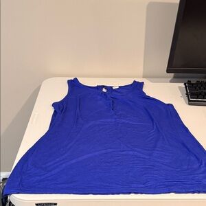 Elegant Royal Blue Women's Tank Top